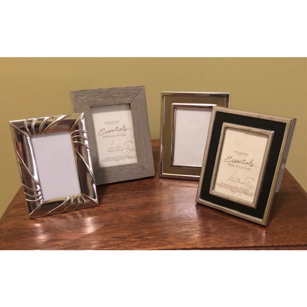 Four (4) picture frames - Various small sizes